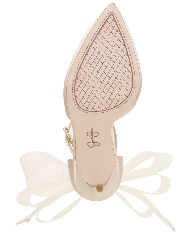 Jessica Simpson Women's Phindies Bow Ankle-Strap Pumps