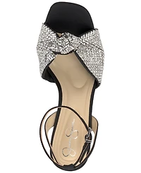 Jessica Simpson Women's Ohela Beaded Knot Ankle-Strap Dress Sandals