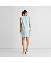 Reistor Women's Shirt dress with Shoulder Tie Details