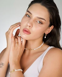Hollywood Sensation Pearl Necklace Freshwater Pearl Necklace with Baroque Freshwater Pearls