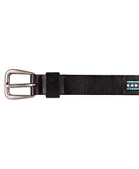 Lucky Brand Turquoise Beaded Stripe Leather Belt