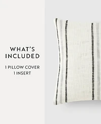 ienjoy Home Striped Yarn Dyed Decorative Pillow, 20" x