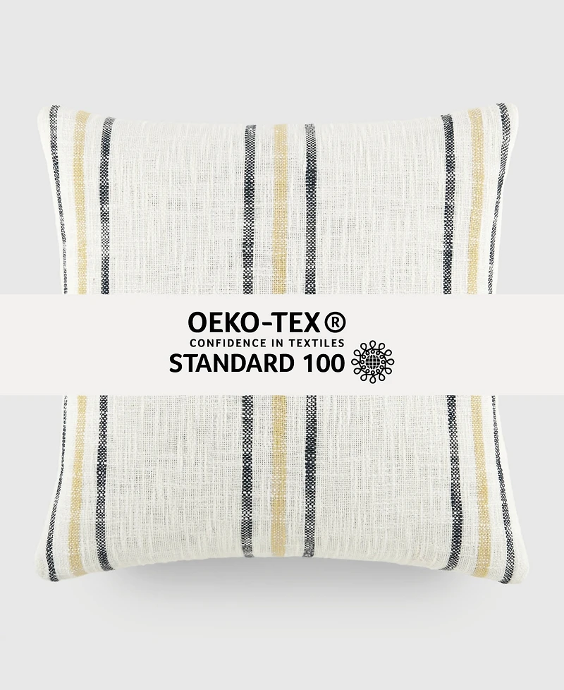 ienjoy Home Striped Yarn Dyed Decorative Pillow, 20" x