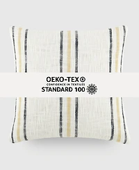 ienjoy Home Striped Yarn Dyed Decorative Pillow, 20" x