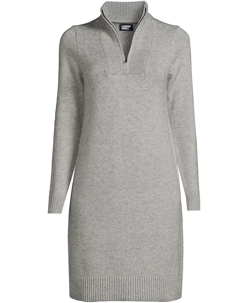 Lands' End Women's Cozy Lofty Sweater Dress