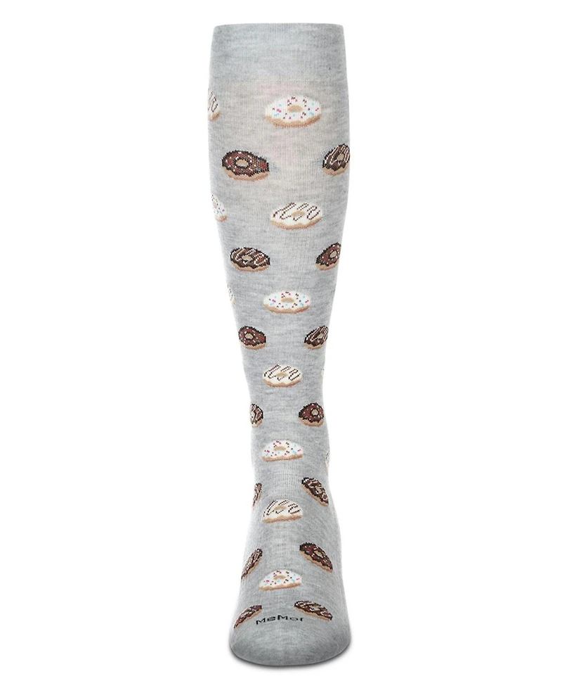 MeMoi Men's Donuts 8-15 mmHg Graduated Compression Socks