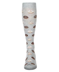 MeMoi Men's Donuts 8-15 mmHg Graduated Compression Socks