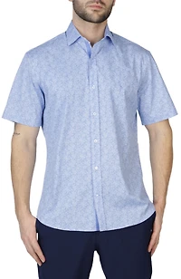 Poplin Stretch Short Sleeve Shirt