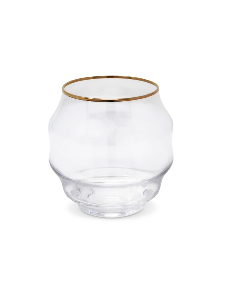 Vivience Rippled Dof Glasses, Set of 6