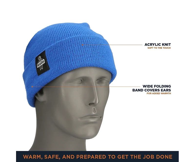RefrigiWear Men's Watch Cap - Knit Cold Weather Beanie
