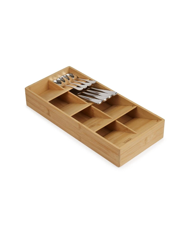 Joseph Joseph Drawerstore Large Bamboo Compact Cutlery Organizer