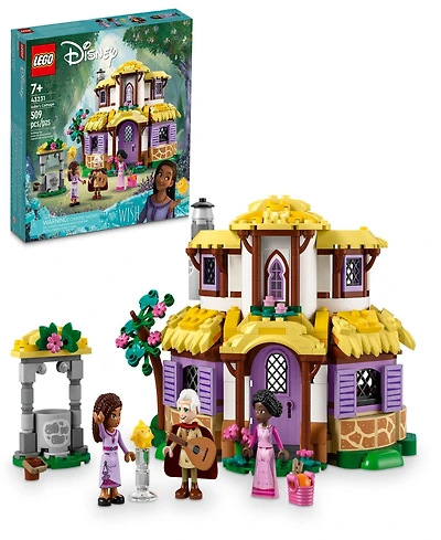 Lego Disney Wish- Asha's Cottage Princess Building Toy Set 43231, 509 Pieces