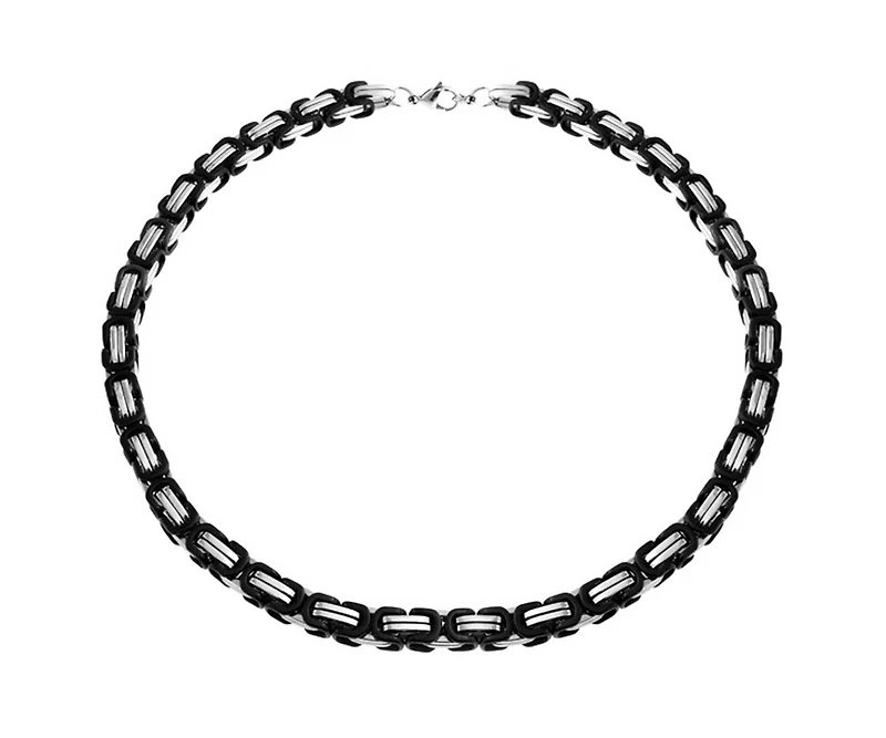 Bling Jewelry Biker Jewelry Urban Double link Flexible Heavy Chain Necklace Stainless Steel