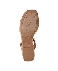 Bandolino Women's Sabinna Platform Braided Wedge Sandals - Gold