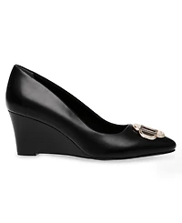 Anne Klein Women's Sophie Pointed Toe Wedge Pumps