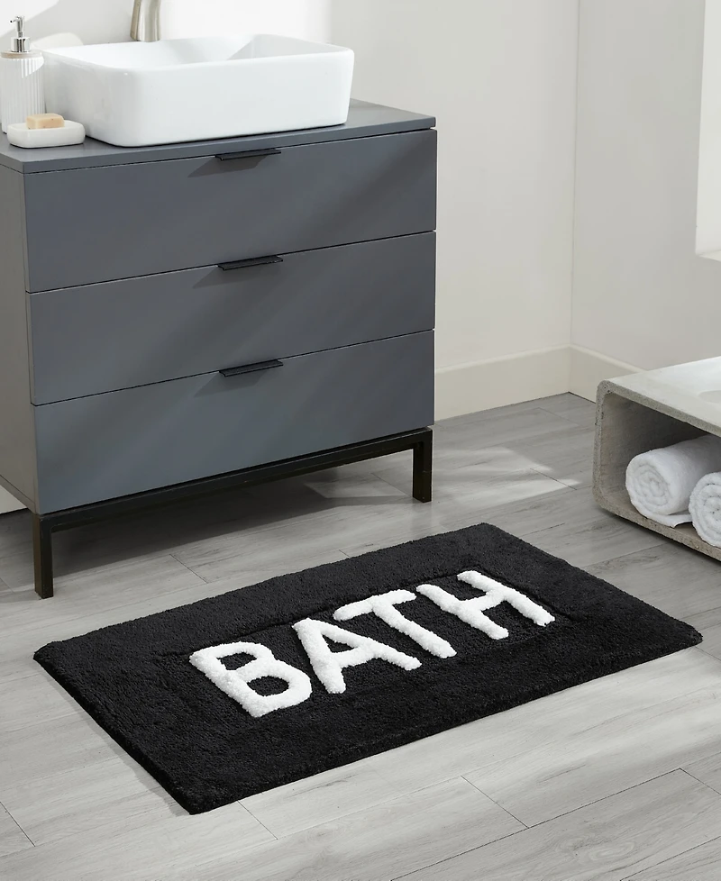 Jean Pierre Tufted Bath Rug, 21" x 34"
