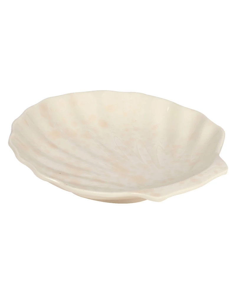 Certified International 3-d Scallop Set of 6 Shell Candy Plate, Service For 6