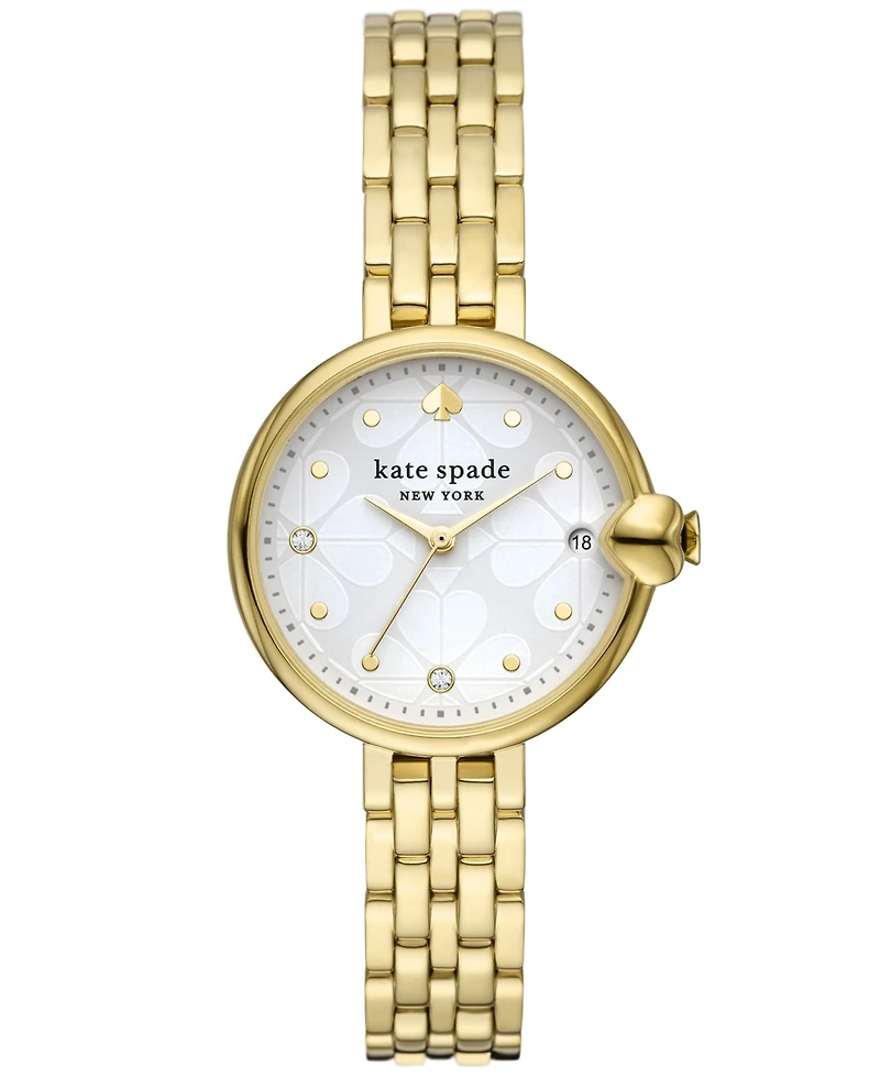 kate spade new york Women's Chelsea Park Gold-Tone Stainless Steel Watch 32mm, KSW9073