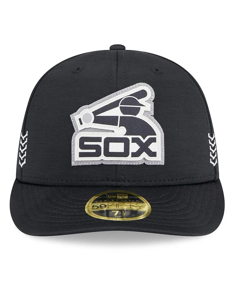 Men's New Era Chicago White Sox 2024 Clubhouse Low Profile 59FIFTY Fitted Hat