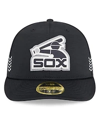 Men's New Era Chicago White Sox 2024 Clubhouse Low Profile 59FIFTY Fitted Hat