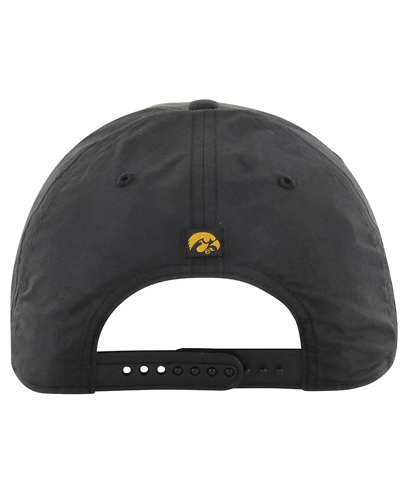 Men's '47 Brand Black Iowa Hawkeyes Fairway Hitch Adjustable Hat