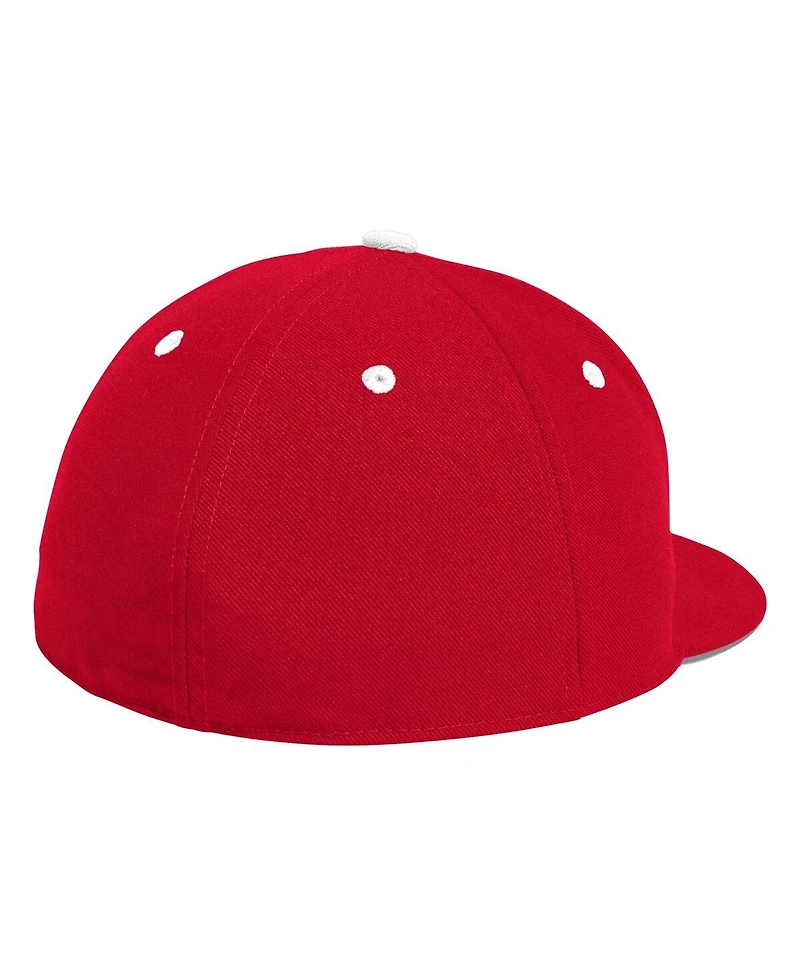 Men's adidas Crimson Indiana Hoosiers On-Field Baseball Fitted Hat