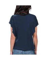 Women's G-iii 4Her by Carl Banks Navy Minnesota Twins Crowd Wave T-shirt