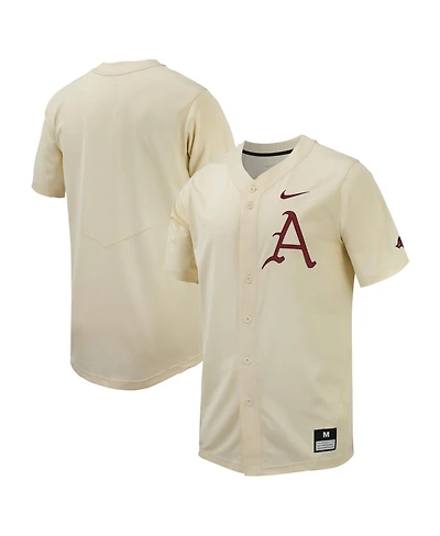 Men's Nike Cream Arkansas Razorbacks Replica Baseball Jersey