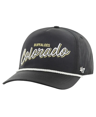 Men's '47 Brand Black Colorado Buffaloes Fairway Hitch Adjustable Hat