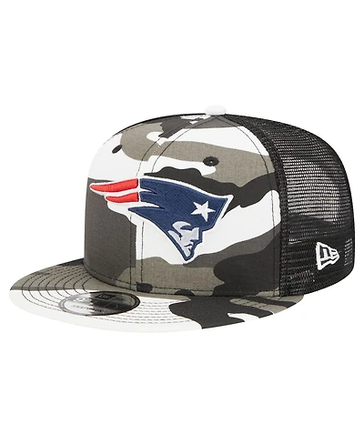 Youth Boys and Girls New Era Camo New England Patriots Trucker 9FIFTY Snapback Hat