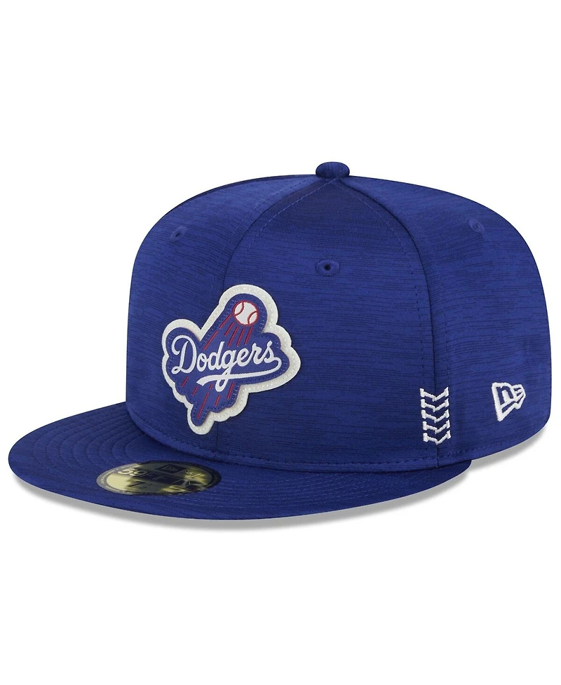 Men's New Era Royal Los Angeles Dodgers 2024 Clubhouse 59FIFTY Fitted Hat