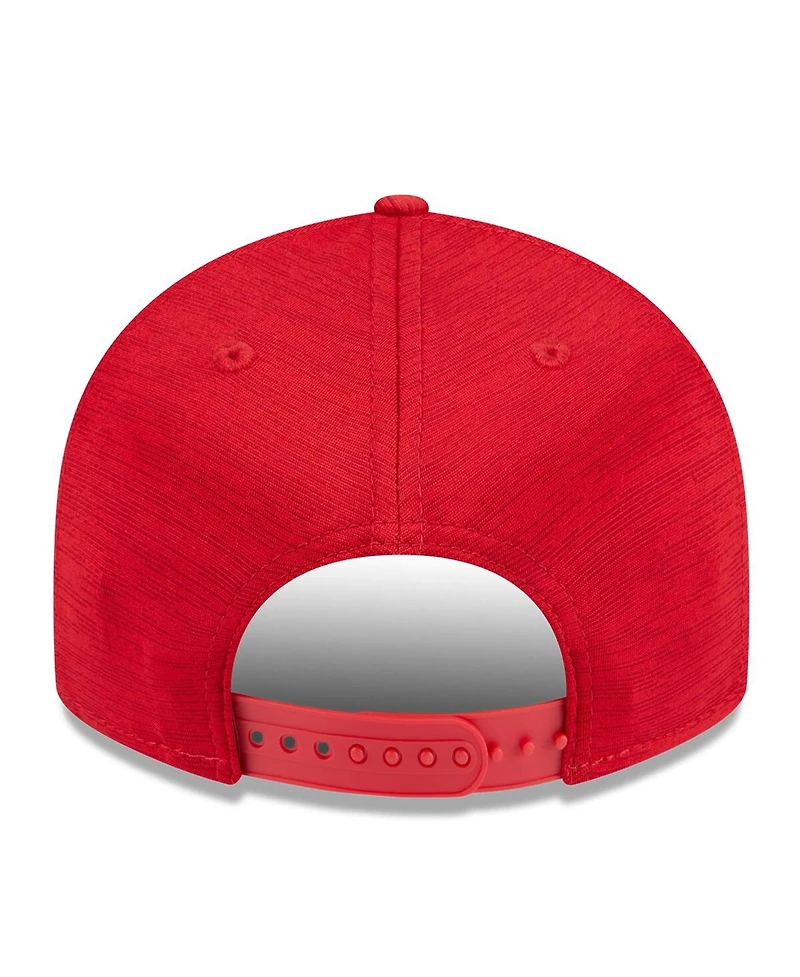 Men's New Era Red Los Angeles Angels 2024 Clubhouse Low Profile 59FIFTY Fitted Hat