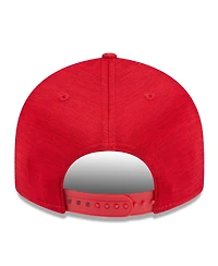 Men's New Era Red Los Angeles Angels 2024 Clubhouse Low Profile 59FIFTY Fitted Hat