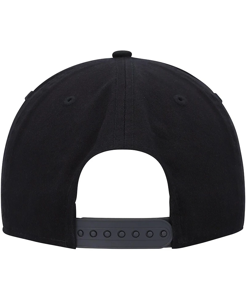 Men's New Era Black Lafc Heritage The Golfer Snapback Hat