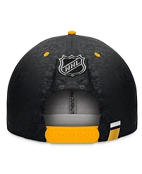 Men's Fanatics Black, Gold Pittsburgh Penguins Authentic Pro Alternate Jersey Snapback Hat