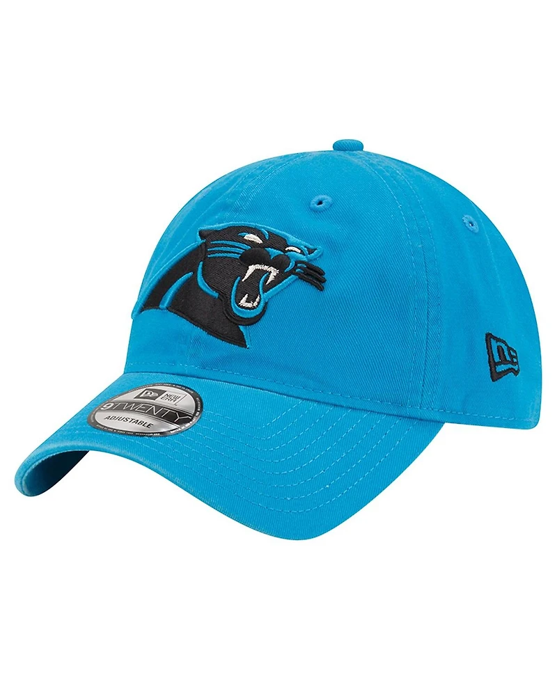 Men's New Era Blue Carolina Panthers Distinct 9TWENTY Adjustable Hat