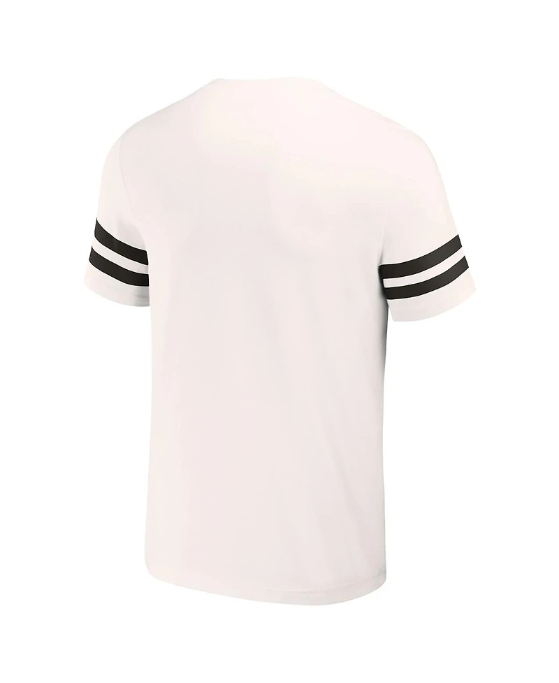 Men's Darius Rucker Collection by Fanatics Cream Distressed San Francisco Giants Yarn Dye Vintage-Like T-shirt