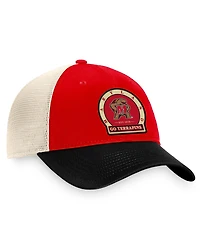 Men's Top of the World Red Maryland Terrapins Refined Trucker Adjustable Hat