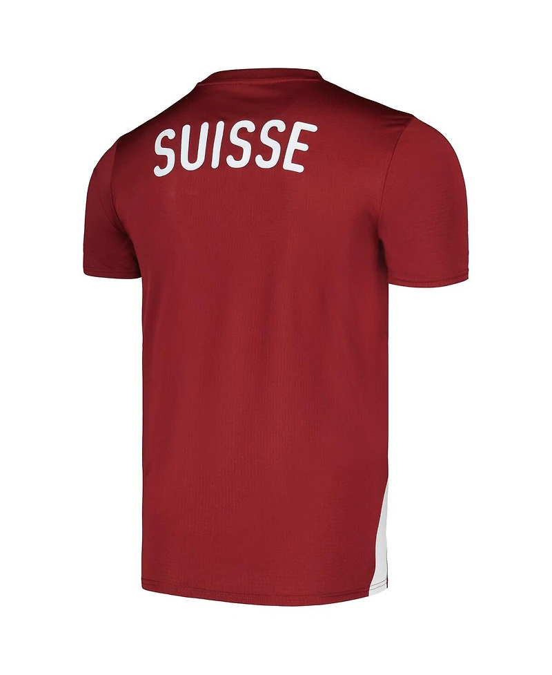 Men's Puma Red Switzerland National Team 2023/24 Pre-Match Jersey