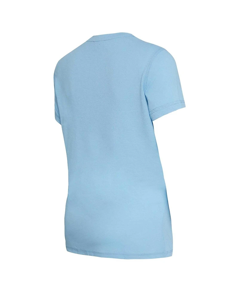 Women's Concepts Sport Light Blue, Navy Tennessee Titans Arctic T-Shirt and Flannel Pants Sleep Set