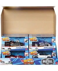 Hot Wheels Pull-Back Speeders Toy Car in 1:43 Scale, Pull Car Backward and Release to Race