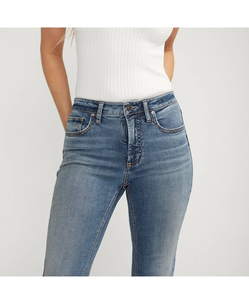 Silver Jeans Co. Women's Most Wanted Mid Rise Straight Jeans