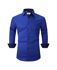 Duchamp London Men's Solid Dress Shirt