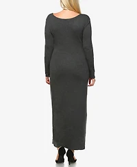 White Mark Plus Ria Dress