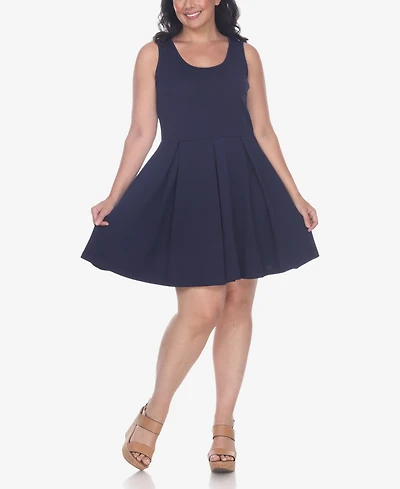White Mark Plus Crystal Dress