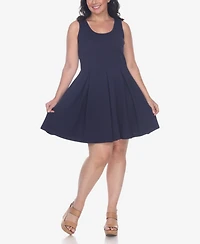 White Mark Plus Crystal Dress