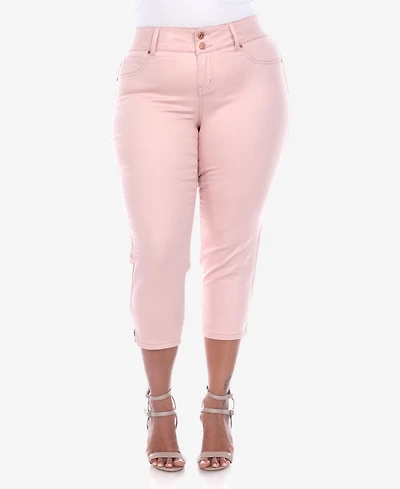 White Mark Plus Capri Jeans