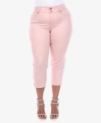 White Mark Plus Capri Jeans
