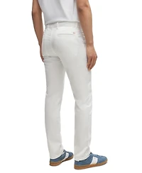 Boss by Hugo Boss Men's Stretch-Cotton Satin Slim-Fit Chinos