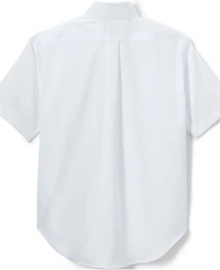 Lands' End Men's Short Sleeve No Iron Pinpoint Dress Shirt